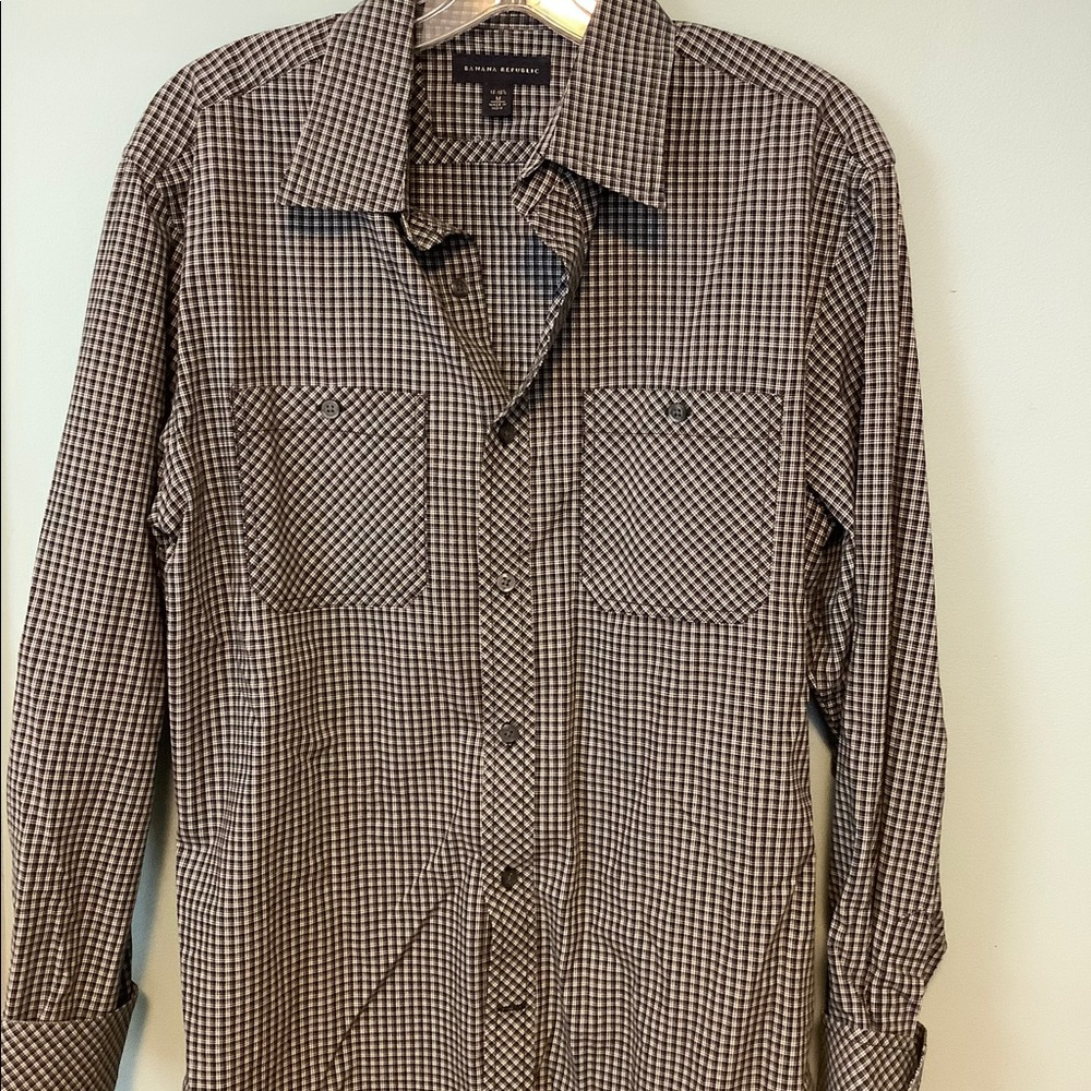 Banana Republic Black & White Shirt